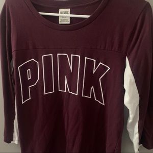 PINK long sleeve tee